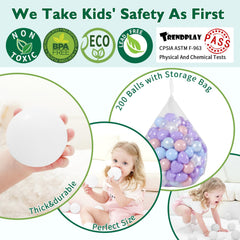 TRENDPLAY round ball pit balls suitable for safe sensory play and coordination practice