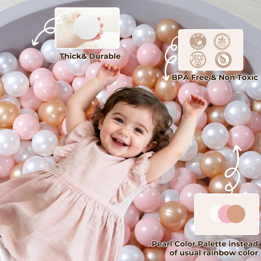 Ideal for indoor and outdoor ball pits, soft and engaging.