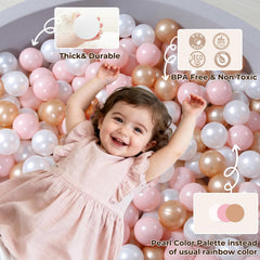Ideal for indoor and outdoor ball pits, soft and engaging.