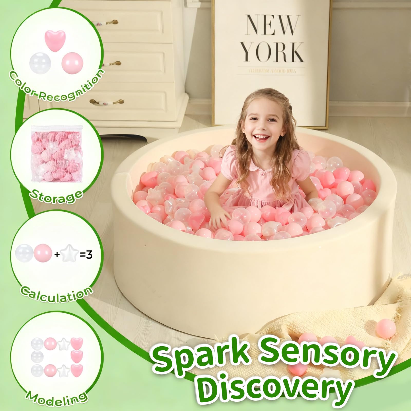 TRENDPLAY toddler-friendly pit balls support easy, engaging playtime