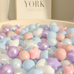 TRENDPLAY ball pit hearts 2.5in for counting shapes and festive play.