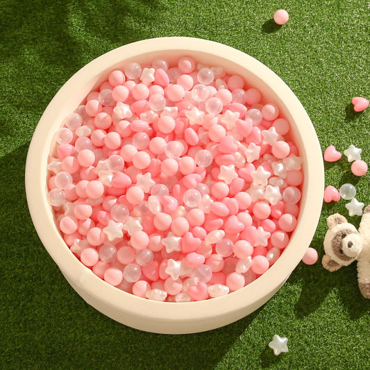 TRENDPLAY pink heart ball pit balls add vibrant decor and interactive play