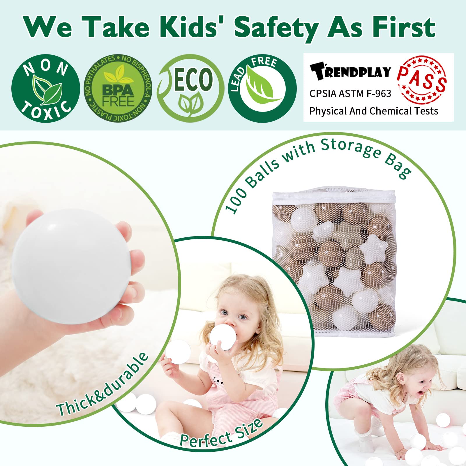 Indoor and outdoor fun with ball pits, tents, and pools.