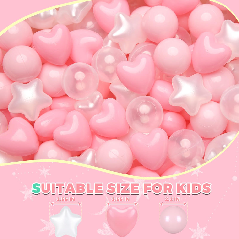 TRENDPLAY pink-pearl-white mix creates festive, colorful pit vibes