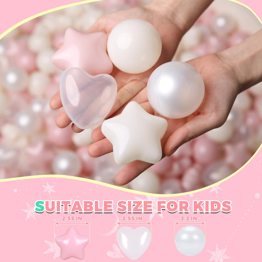 TRENDPLAY round pit balls provide tactile surprises for kids.