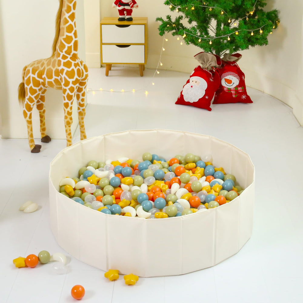 TRENDPLAY collapsible ball pit comes with a storage bag for quick packing.