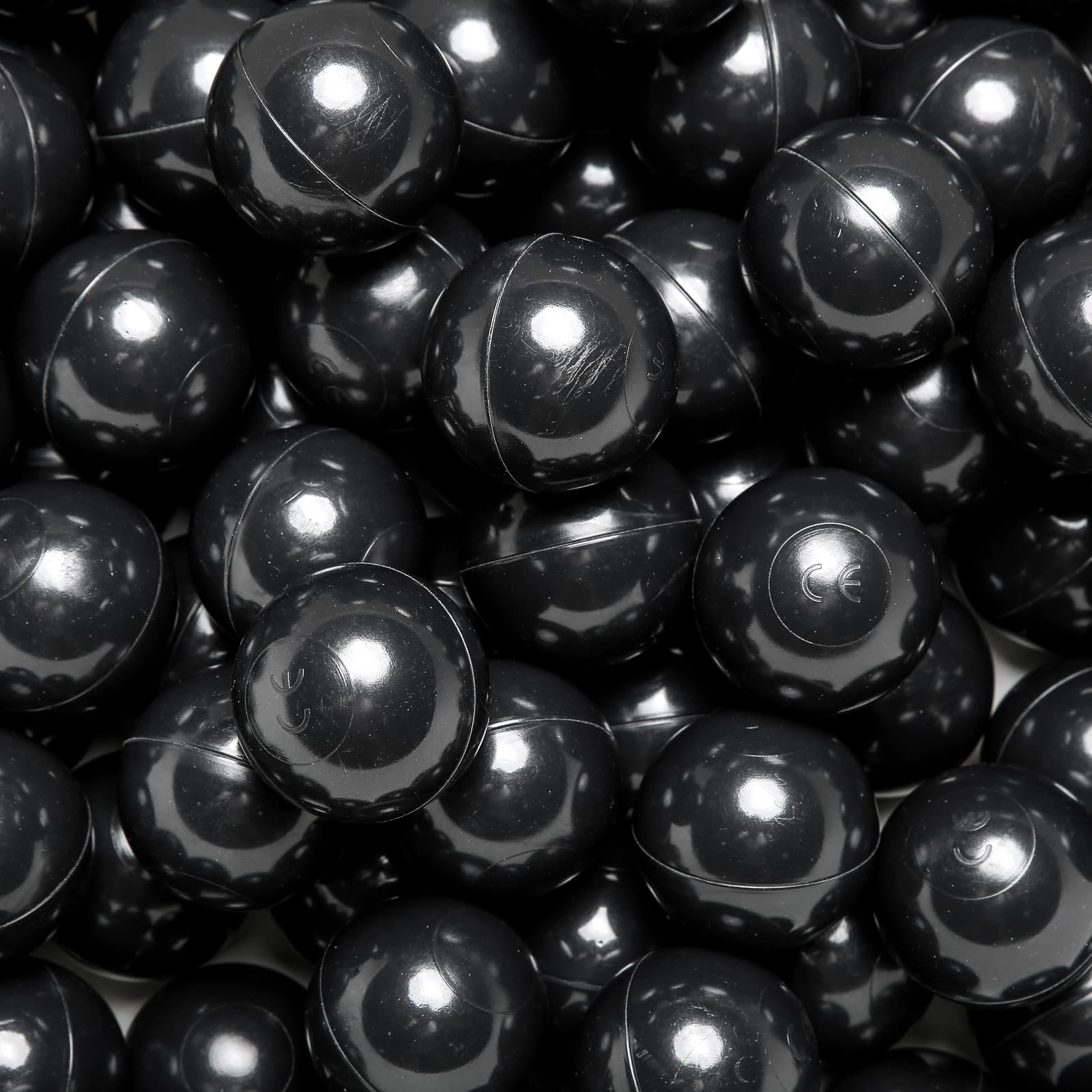 TRENDPLAY black ball pit balls pack 170 ready for safe play.