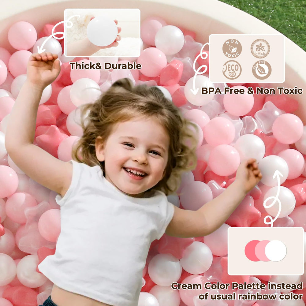 TRENDPLAY cream and pearl white stars provide versatile decorative accents