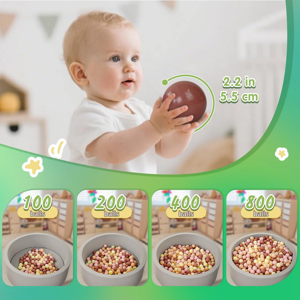 TRENDPLAY durable hollow balls resist active play for longer sessions.