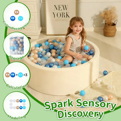 TrendPlay indoor-outdoor ball pit setup suits home and classroom play.