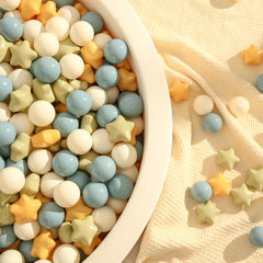 TRENDPLAY kiddie pool balls provide safe, vibrant splash-friendly fun.