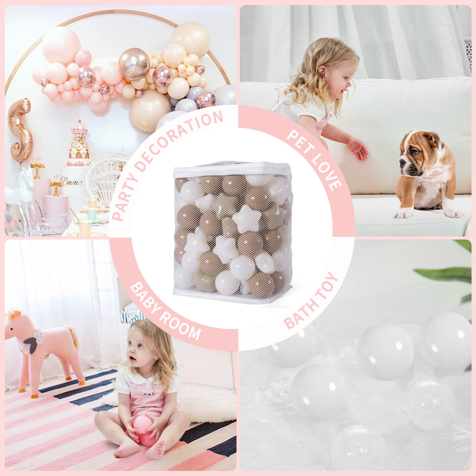 TRENDPLAY Balls invite imaginative play and color recognition in everyday fun.