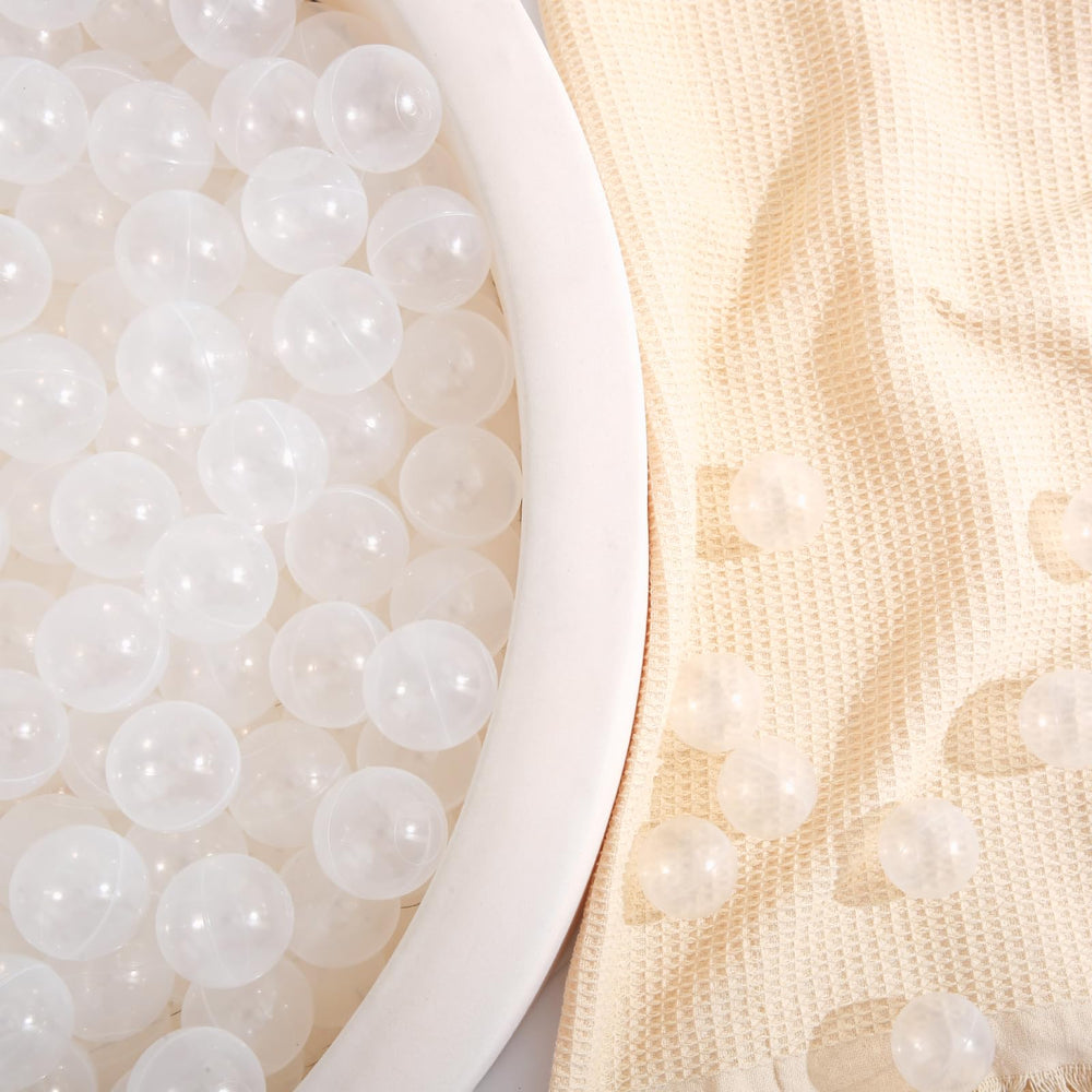 TRENDPLAY Ocean Ball Pit Balls closeup colors highlight soft, kid-friendly texture.