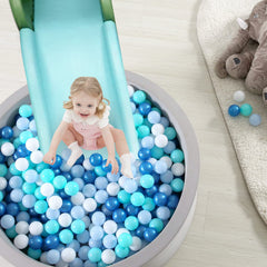 TRENDPLAY ocean-themed ball pit setup with blue and green balls