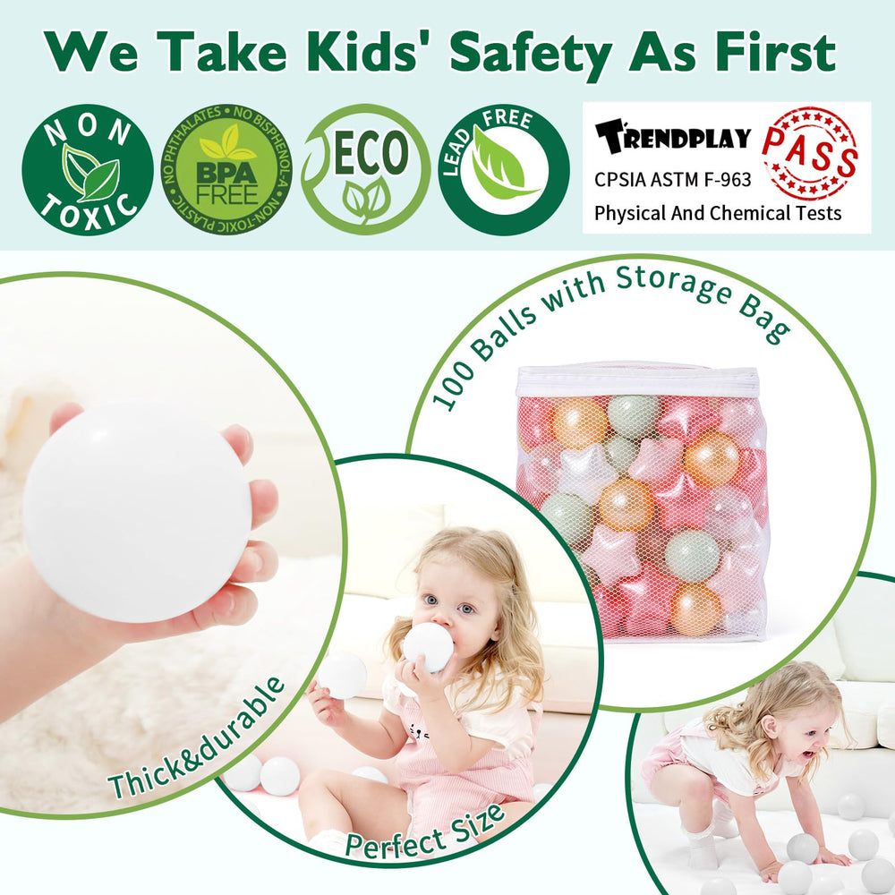 TRENDPLAY Pearl Gold Green Red ball shapes for vibrant indoor-outdoor fun