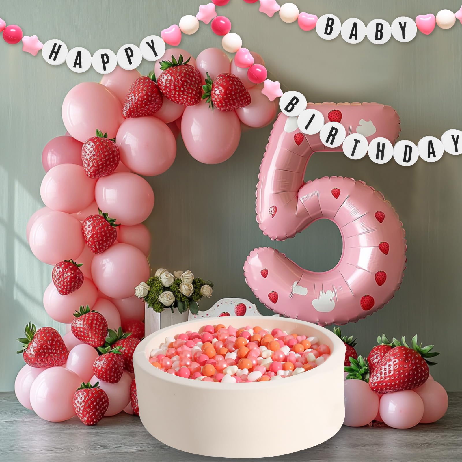 TRENDPLAY pearl red balls brighten celebrations and room accents.