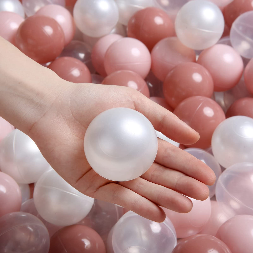 TRENDPLAY pearl white balls for colorful ball pit decor.