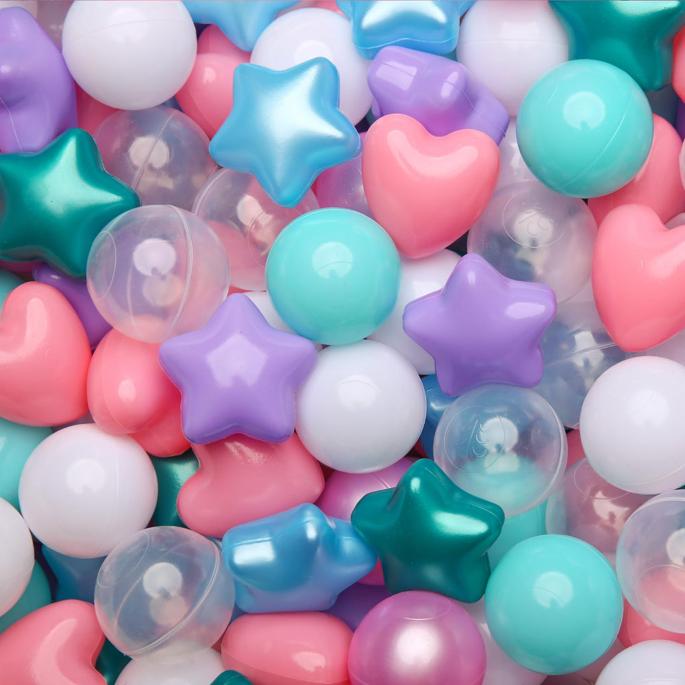 TRENDPLAY stars and hearts ball pit set for imaginative play.