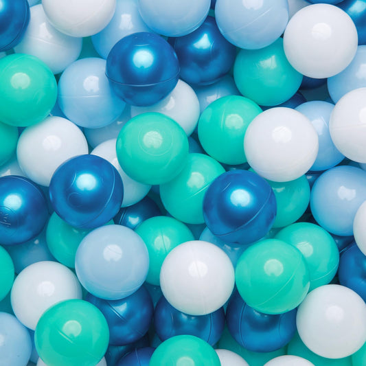 TRENDPLAY plastic balls for ball pits in a 100-pack, vibrant colors for safe play