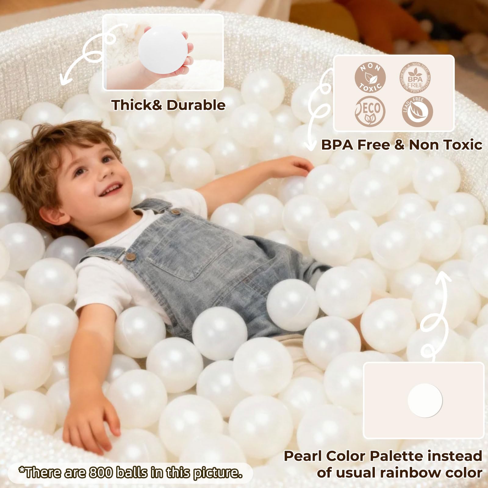 TRENDPLAY safe, bright ball pit balls for joyful play setups.