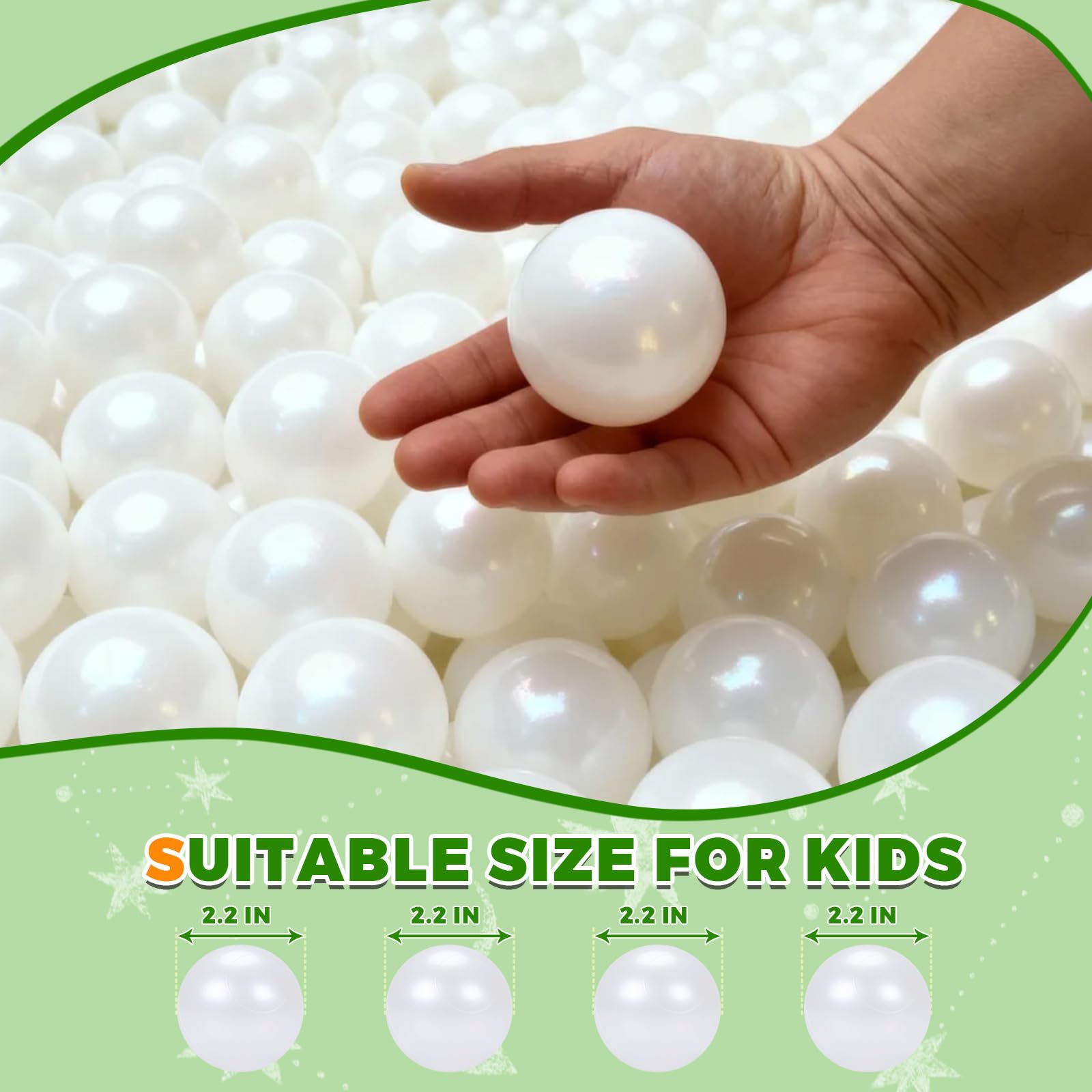 TRENDPLAY packaging image showing 50-ball contents.