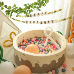 TRENDPLAY round balls in mixed colors for safe, tactile sensory play