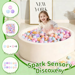 TRENDPLAY star ball pit balls used as party decor for color-themed celebrations.