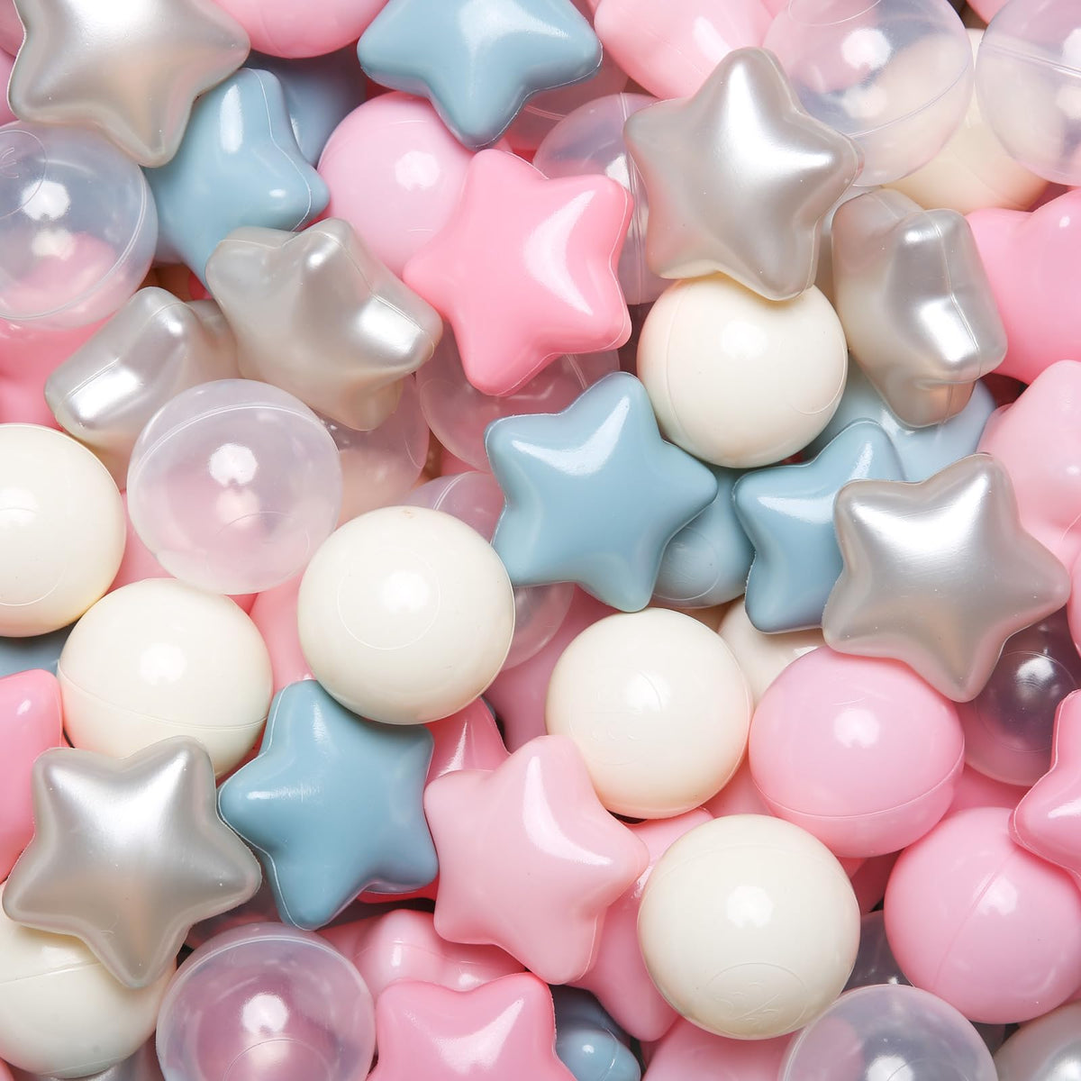 TRENDPLAY Star Ball Pit Balls 200-pack for safe, colorful toddler play.