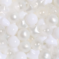 TRENDPLAY Star Ball Pit Balls in pearl colors for safe, engaging toddler play.