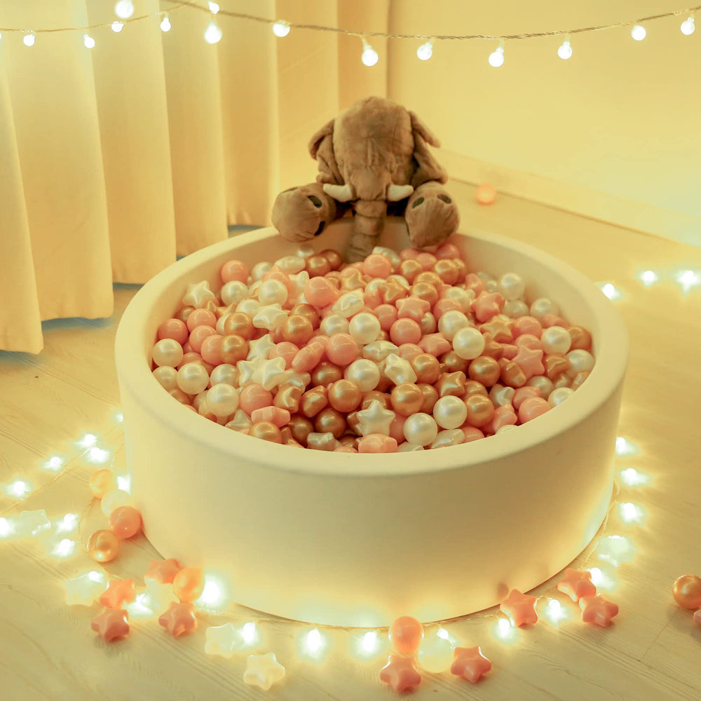 TRENDPLAY Star Ball Pit Balls sold as a bulk 200-count pack.