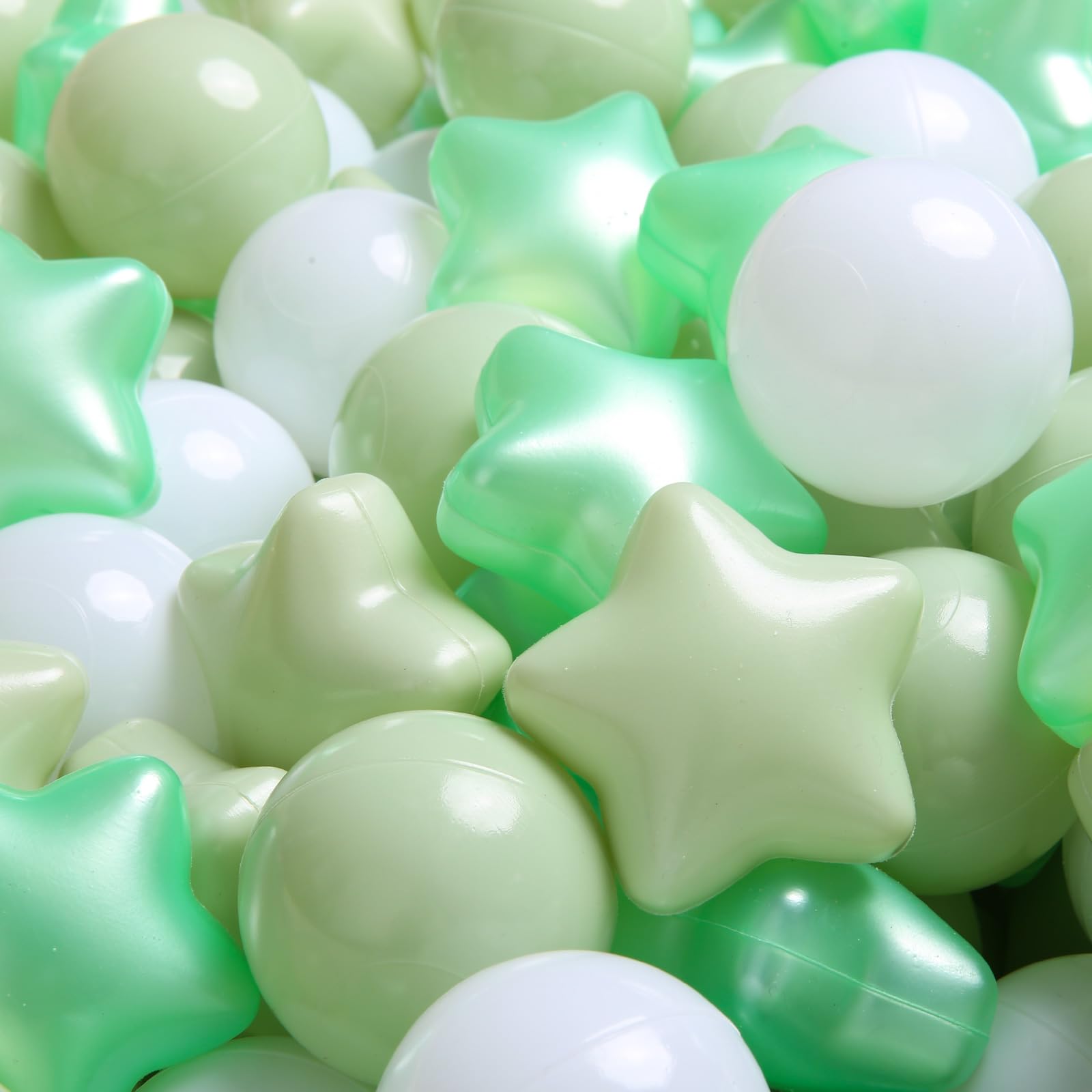 TrendPlay Star Ball Pit Balls in vibrant color variety for imaginative play.