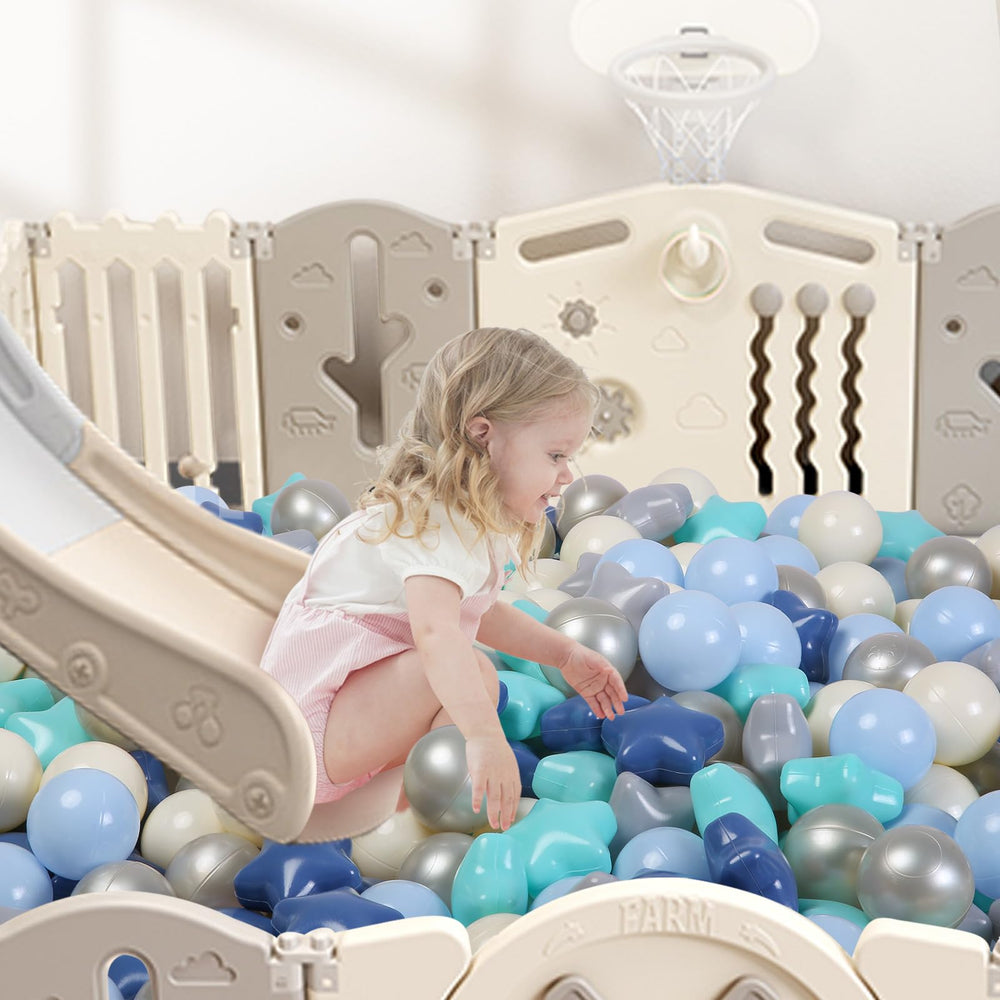 TRENDPLAY Star ball pit balls durable, non-toxic construction supports safe playtime.