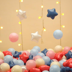 TRENDPLAY Creamy pink and blue decor perfect for party setups and photo backdrops