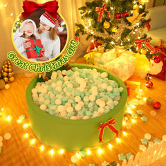 TRENDPLAY Star Ball Pit Balls green-clear pile highlights vivid colors.