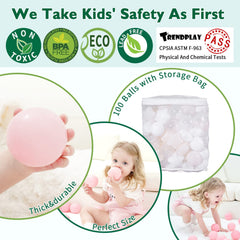 TRENDPLAY Star Ball Pit Balls made with non-toxic materials for worry-free use