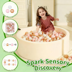 TRENDPLAY Star Ball Pit Balls made from non-toxic, durable materials.