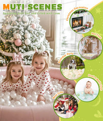 TRENDPLAY rainbow star balls enhance party decorations and kids' activities.