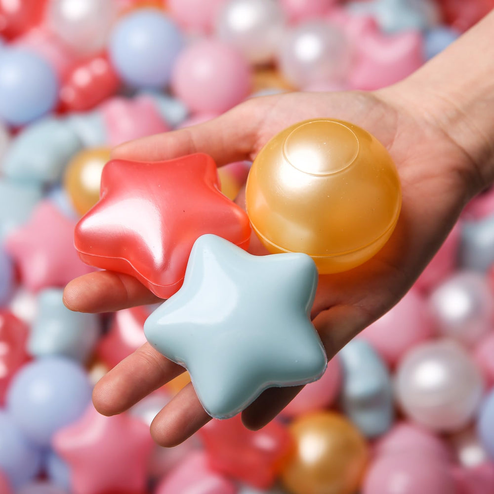 Star shapes spark imaginative play and color-counting exercises