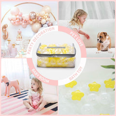 TRENDPLAY star ball pit balls as party decor for bright celebrations.