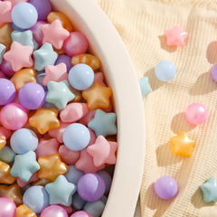 TRENDPLAY star pit balls close-up of pearl colors
