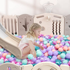 TRENDPLAY storage bag included with 100 balls for tidy play areas.