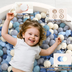 TRENDPLAY Star Ball Pit Balls include a storage bag for simple tidy-up.
