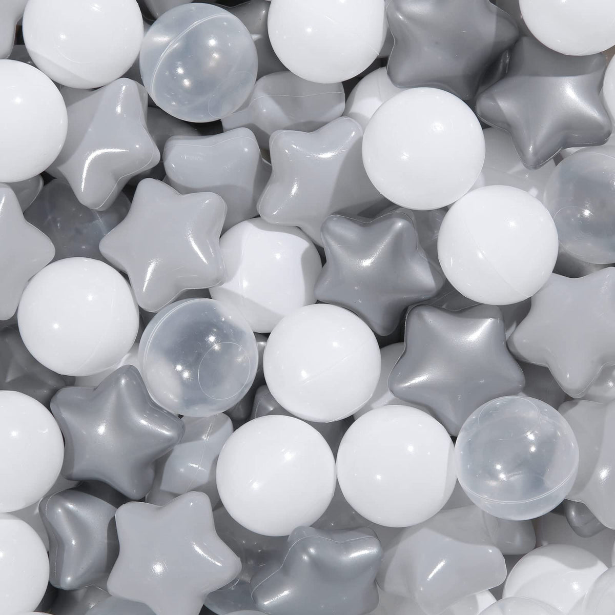TRENDPLAY star ball pit balls in bright star shapes for engaging playtime