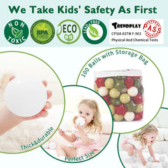 TRENDPLAY star-balls-for-playpen – soft, non-toxic balls for safe toddler exploration.