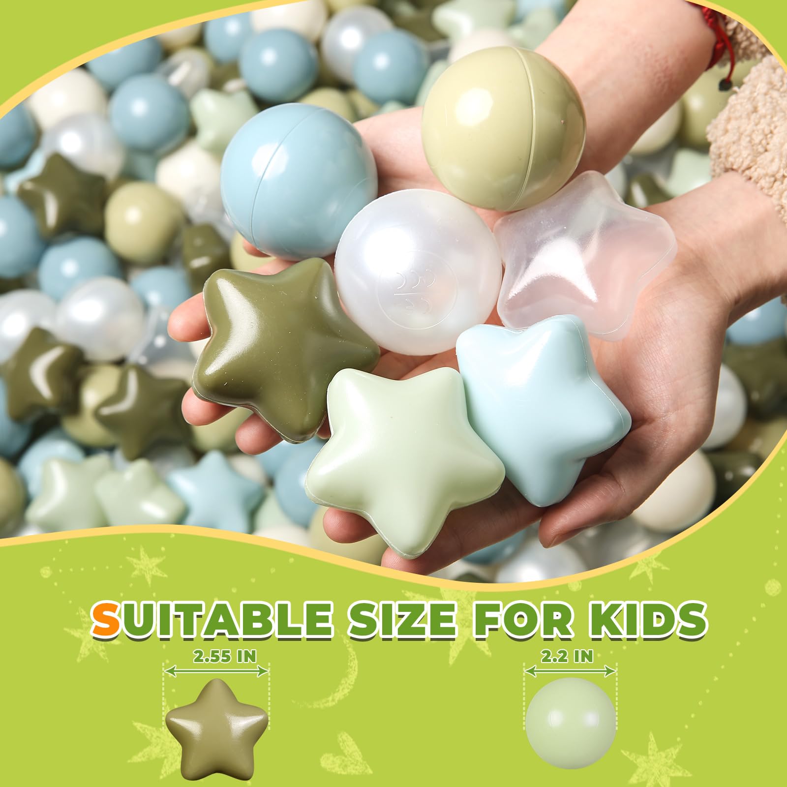 TRENDPLAY non-toxic, crush-proof balls provide worry-free playtime for kids