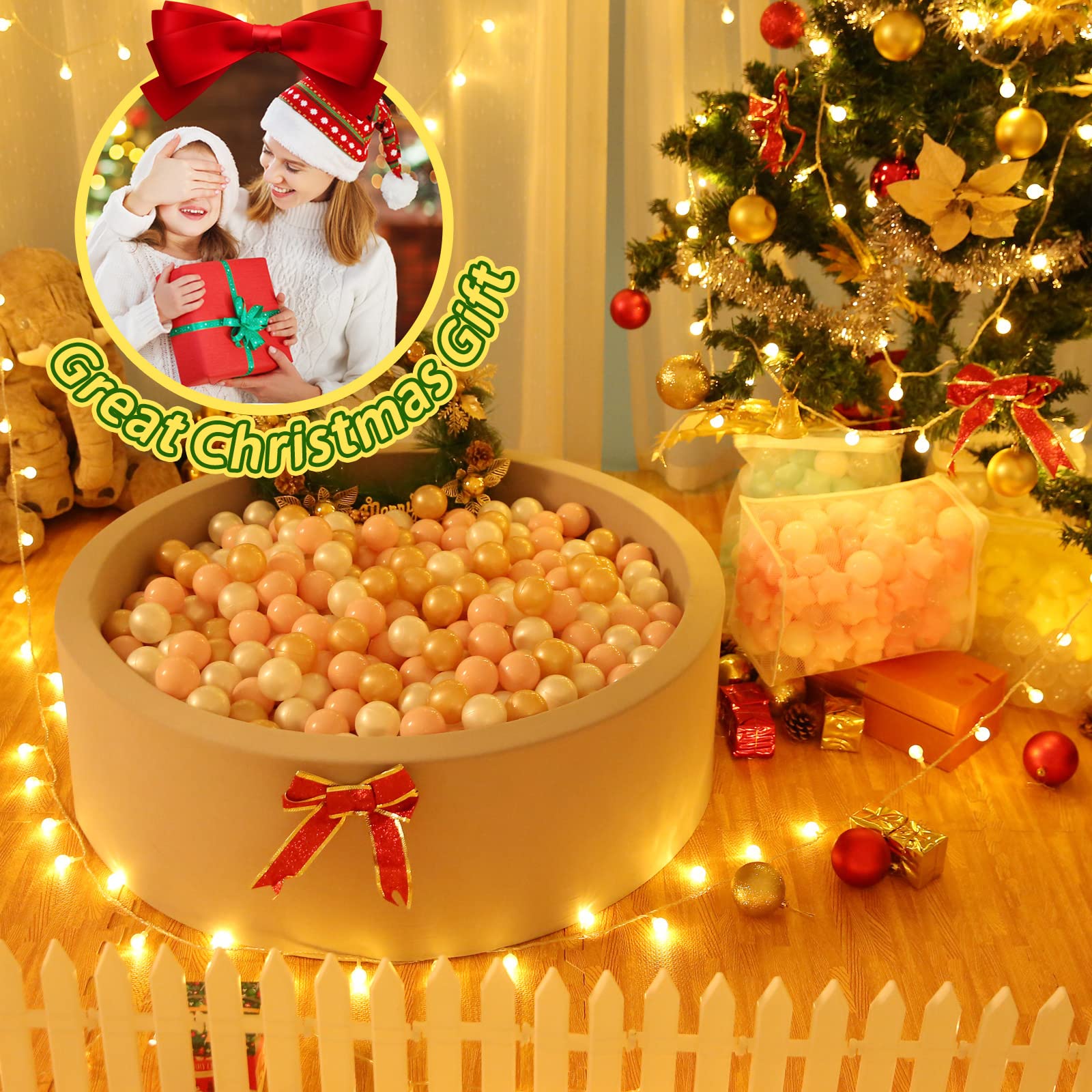 TRENDPLAY toddler-safe ball pit balls for engaging, mess-friendly play.
