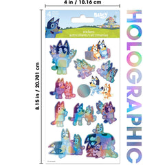 Trends International Bluey holographic stickers sheet 8 is officially licensed
