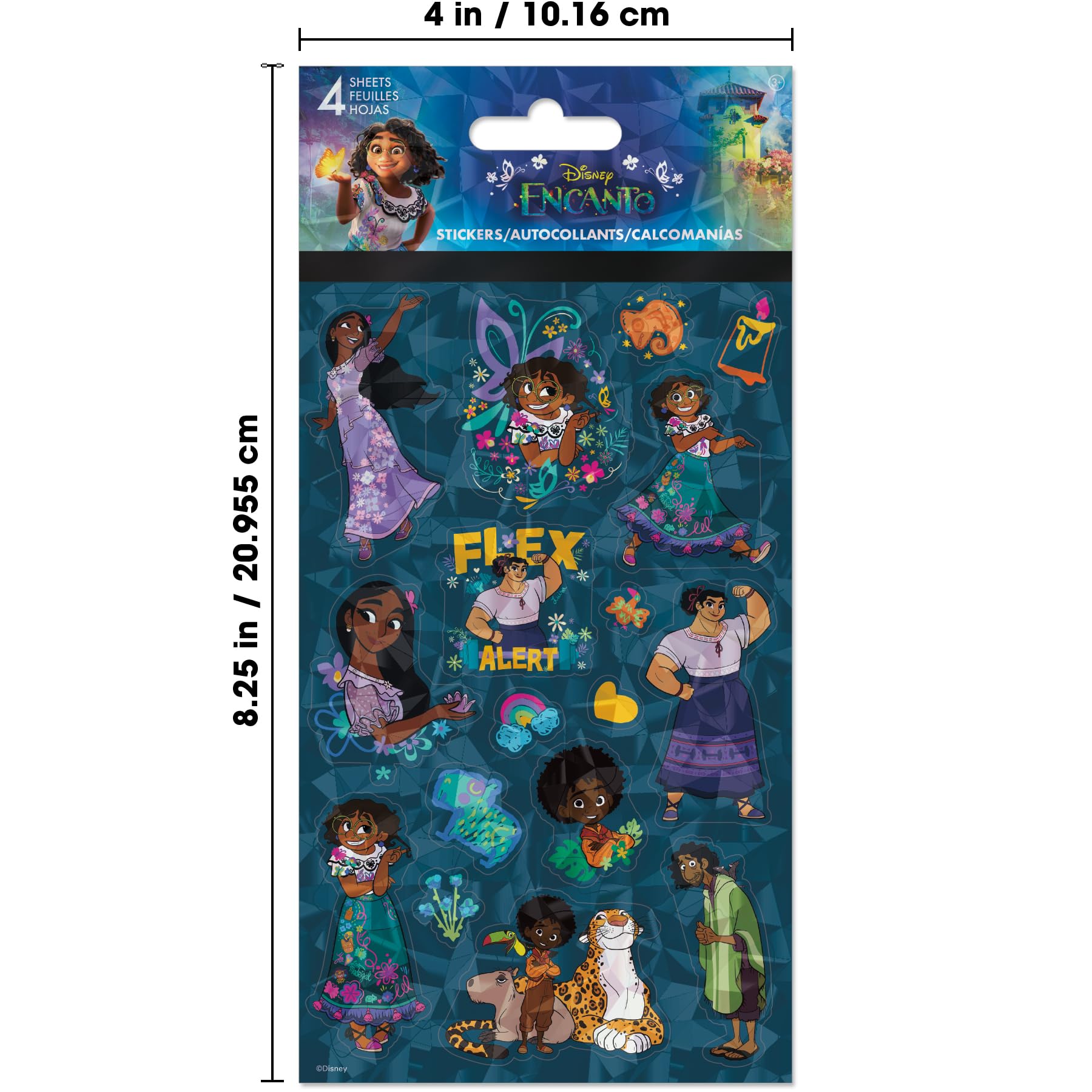 Trends International Encanto sticker sheet 6 featuring varied shapes and sizes for decorating