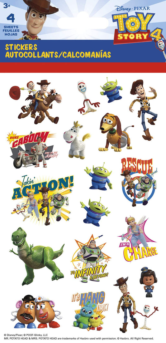 Trends International Toy Story 4 standard sticker sheet 1 for decorating notebooks and crafts