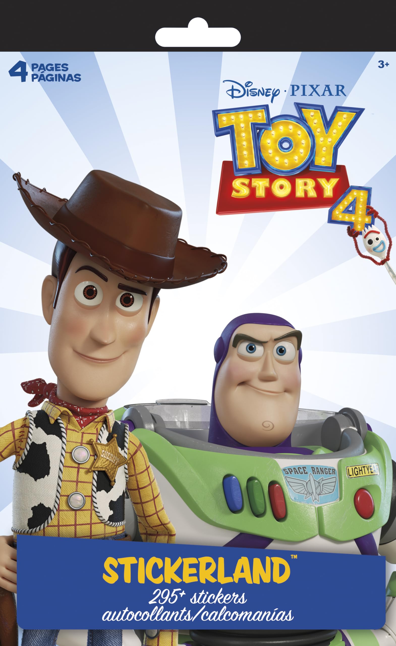 Trends International Toy Story 4 Stickeland Pad offers over 300 stickers for creative school projects.